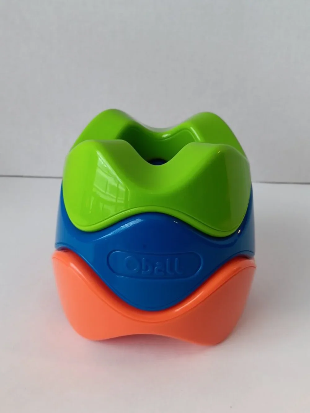 Oball Rock Stack Colorful Rainbow Stacking Nesting Toy Set Plastic Pieces